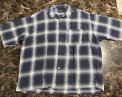【美品】NAUTICA チェック柄 半袖シャツ メンズ Lサイズのサムネイル