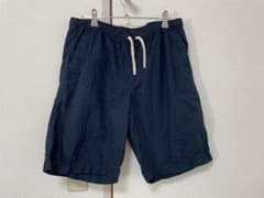 無印良品 メンズ ハーフパンツ Lサイズ ネイビーのサムネイル