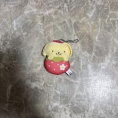 ポムポムプリン いちご マスコット キーホルダーのサムネイル