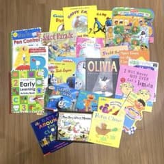 洋書絵本 21冊 ワークブック4冊セット 英語 知育 トーマス セサミ
