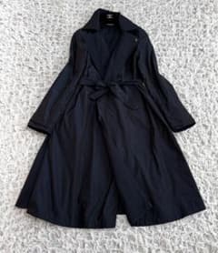 Max Mara CITY リバーシブル　トレンチコート　ネイビー　スプリング Max Mara CITY リバーシブル トレンチコート ネイビー スプリング