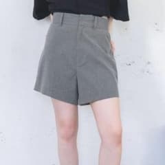 美品 JEANASIS ハイウエストリネンショートパンツ