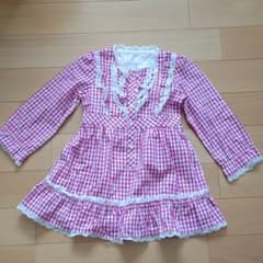 ふりふりワンピース　110サイズのサムネイル