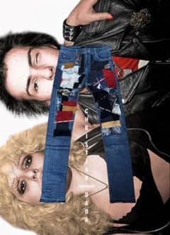 【激少】CHRISTIAN DADA 名作 サイケデニム 本革 バンダナ 廃盤