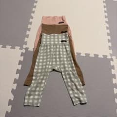KONNY 12M パンツセット ピンク ブラウン グリーンチェックのサムネイル