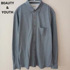 BEAUTY&YOUTH ユナイテッドアローズボタンダウンシャツ XL グレーのサムネイル