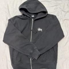 STUSSY Stock Logo Zip Hoodie Blackのサムネイル