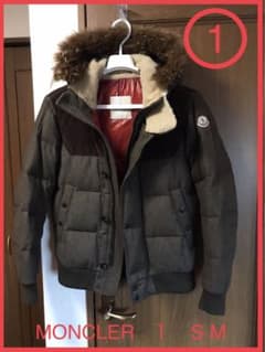 1 MONCLER 本物 ダウンジャケット S M 毛皮 ボア モンクレール 防 1 MONCLER 本物 ダウンジャケット S M 毛皮 ボア モンクレール