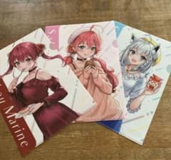 ローソン　ホロライブ　クリアファイル　3枚セットのサムネイル