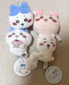 ちいかわ ハチワレ かにちゃん 古本屋 マスコット 4点セット