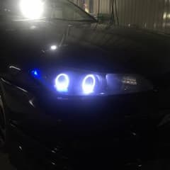 シルビア s15 ヘッドライト イカリング HIDキット付きのサムネイル