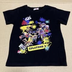 Splatoon 3 Tシャツ ブラック 120cmのサムネイル