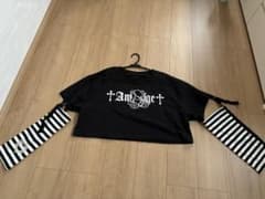 Amilige アミリージュ クマ柄 長袖カットソー ブラック 新品未使用のサムネイル