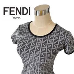 FENDI ズッカ柄 半袖 Tシャツ 42 フェンディ イタリア カットソー