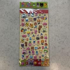 カラフル平成キャラクターぷっくりシール サーカス【当時物】のサムネイル