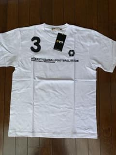 新品未使用　白Tシャツ　 footballistaのロゴ　　Mサイズのサムネイル