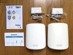 NETGEAR Orbi WiFi6 メッシュWiFi 2台セット - メルカリ