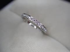 美品 ピアジェ Pt950 ダイヤ19石 ハーフエタニティ リング 指輪