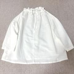 ネストローブ コットンリネンドロストリボンスモックブラウス - メルカリ