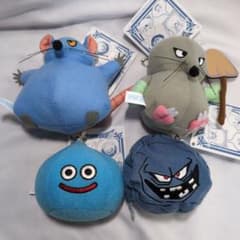 ドラクエキャラクターぬいぐるみキーホルダー 4種類セットのサムネイル