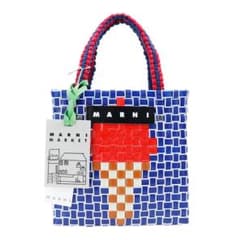 マルニ トートバッグ アイス柄 大人気 ジャージハンドル SHMH0013JG