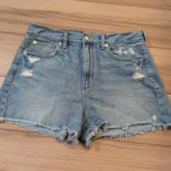 American Eagle デニムショートパンツ ダメージ加工のサムネイル