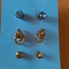 ピアス3点セット。のサムネイル