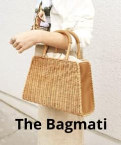 極美品★The Bagmati 台形型ウィッカー かごバッグ キャラメル 極美品☆The Bagmati 台形型ウィッカー かごバッグ キャラメル - メルカリ