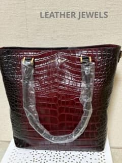 新品】2wayレザージュエルズトートバッグボルドー - メルカリ