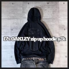 Oakley ブラック ジップアップジャケット 2017's OAKLEY zip up tech hoodie archive - メルカリ