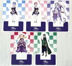 リゼロ 文庫 特典 ペーパースタンド レム ラム エミリア ベアトリス 