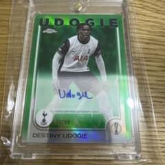 Destiny Udogie直筆サインカード Topps Chrome ウドジェのサムネイル