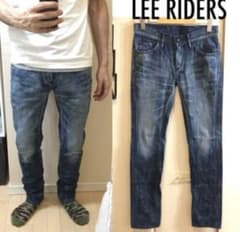 LEE RIDERSダメージジーンズ日本製テーパードデニム送料込のサムネイル