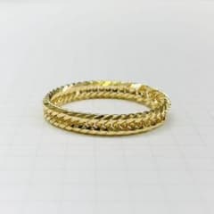 18金 喜平12面トリプルリング 3.7g 29号 - メルカリ