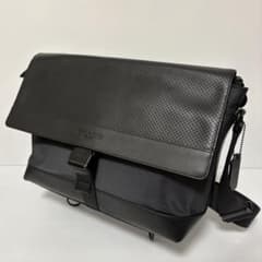 COACH バイクバッグ メッセンジャーバッグ レザー ブラック | Mercari