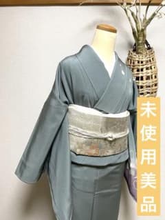 ♦️未使用 作家もの 正絹 袷 友禅訪問着一つ紋入り 身丈（肩から 