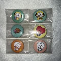 BT21 ミニ缶バッジ 6個セット BTS まとめ売り