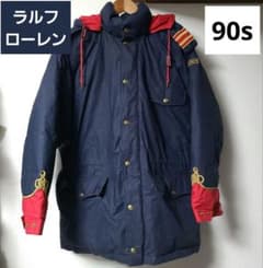 珍品】 ラルフローレン ダウンジャケット グースダウン 海軍 