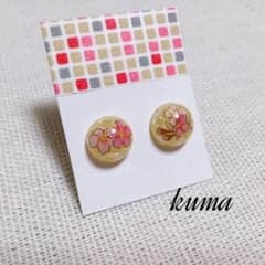 3/31まで販売☆春待ち さくらのピアスのサムネイル