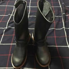 本革  エンジニアブーツ  23cmのサムネイル
