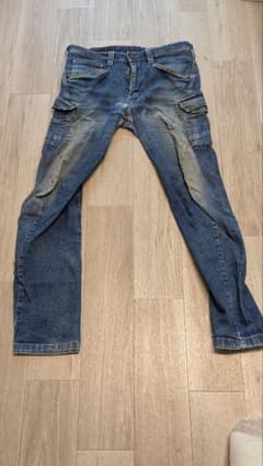 EVENRIVER メンズ カーゴデニムパンツ インディゴのサムネイル