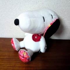 SNOOPY茶屋　ちりめんぬいぐるみ　美品のサムネイル