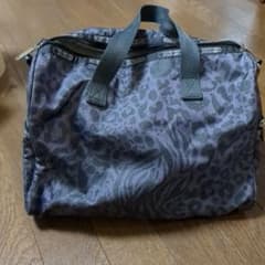 LeSportsac ヒョウ柄 ボストンバッグ グレーのサムネイル