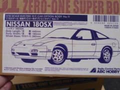 ABCホビー1/10日産180SX中期？スペアボディセット(元箱は付属しません) ABCホビー1/10日産180SX中期？スペアボディセット(元箱は付属しません