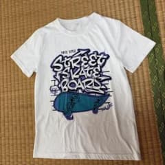 STREET SKATE BOARD プリント Tシャツ ホワイトのサムネイル