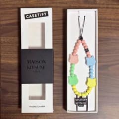 メゾンキツネ Maison Kitsuné スプリンクル スマホストラップのサムネイル