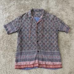 kapital キャピタル 半袖シャツ 総柄 民族柄 マルチカラー XL - メルカリ