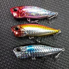 ソルトルアー シーバスルアー　まとめ売り ポッパー64mm、ソルトルアー - メルカリ