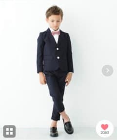 Smoothy スーツ130シャツセット120のお子様にもフォーマル卒園入学のサムネイル