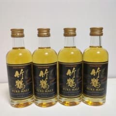 m*1様 ニッカ　ウイスキー　竹鶴　旧ボトル　ミニボトル　50ml ４本セット m*1様 ニッカ ウイスキー 竹鶴 旧ボトル ミニボトル 50ml 4本セット